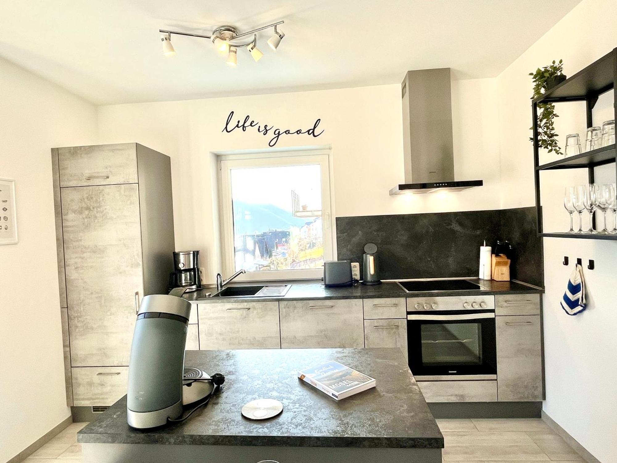 Ferienwohnung Moseltraum, 1-6 Pers, Mit 3 Schlafzimmer Und Panoramabalkon Müden Dış mekan fotoğraf