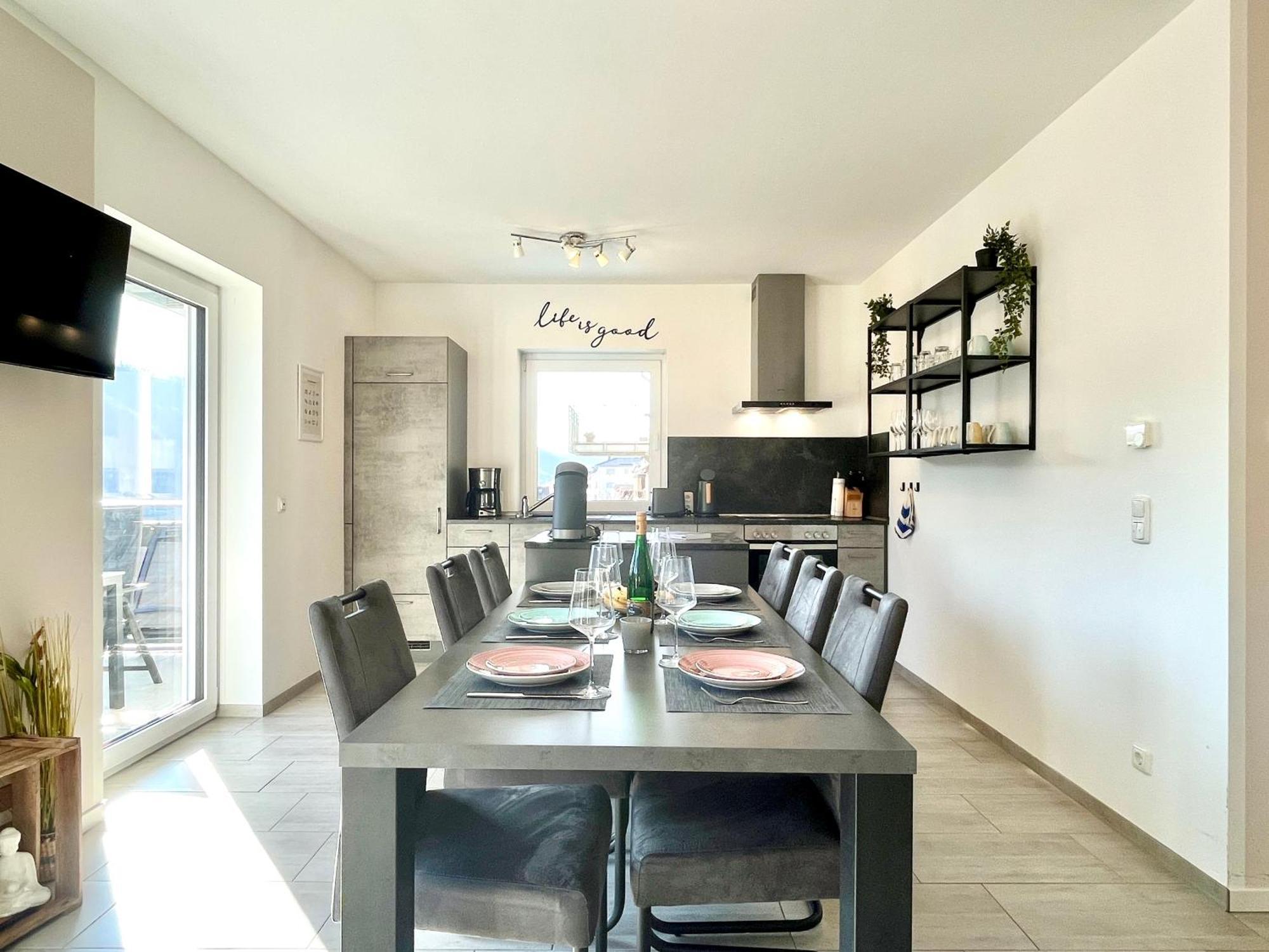Ferienwohnung Moseltraum, 1-6 Pers, Mit 3 Schlafzimmer Und Panoramabalkon Müden Dış mekan fotoğraf